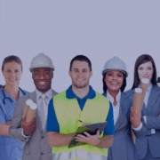 Diverse group of professionals representing different industries poised for seasonal employment in South Africa, highlighting the variety of opportunities available as discussed in Measured Ability's latest blog post on hiring trends